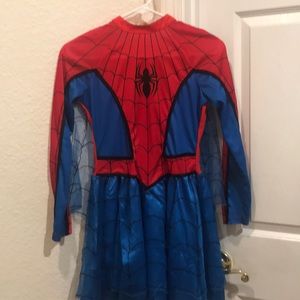 Big girls Spider-Man Halloween costume
